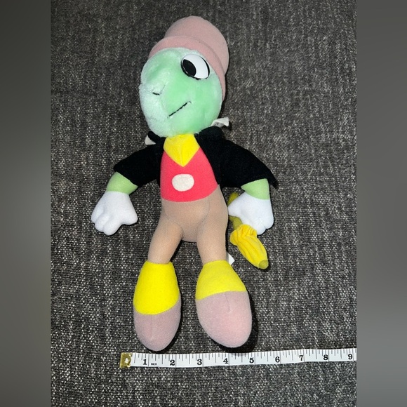 Vintage 1980s Disney Store Exclusive Original Jiminy Cricket Plush Stuffed Toy - Picture 14 of 14